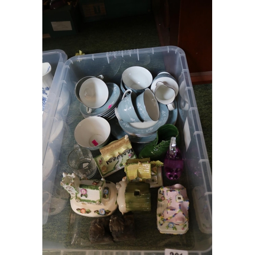 301 - Collection of assorted Coalport Pastille burners and a Royal Doulton Part Set Reflection and a Pair ... 