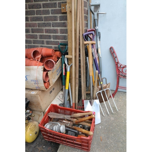 496 - Collection of assorted Garden Tools