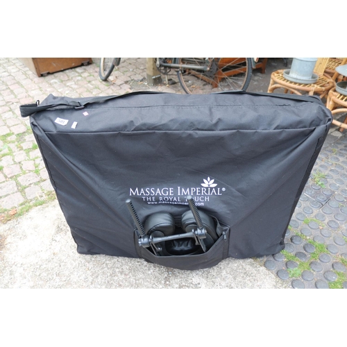 501 - Massage Imperial table in fitted carrier