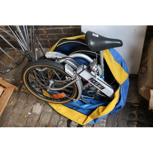 507 - Bickerton Collapsible bike in carry bag