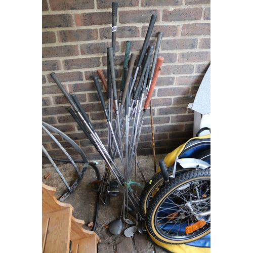 508 - Large collection of Golf Clubs