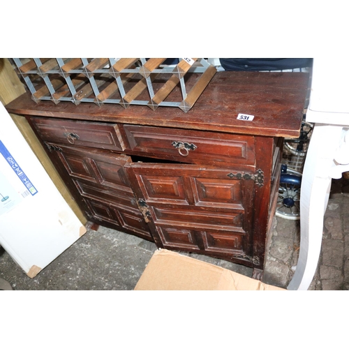 531 - Mangowood cupboard