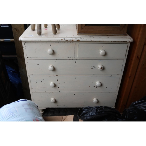 538 - Victorian Pine chest of drawers