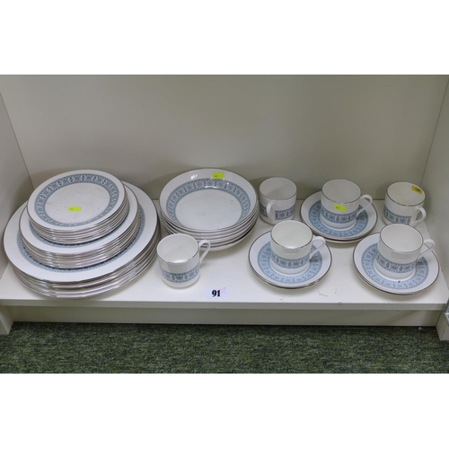 91 - Royal Doulton Counterpoint 36 piece part tea & diner service