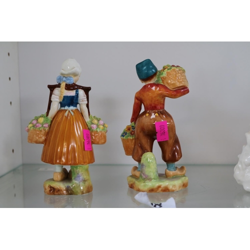 98 - Pair of Royal Worcester figures 