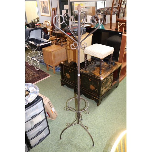 213 - Good quality Wrought metal Umbrella and Hat stand