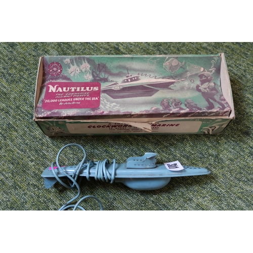 311 - Boxed Nautilus Clockwork Submarine by Sutcliffe Models Limited