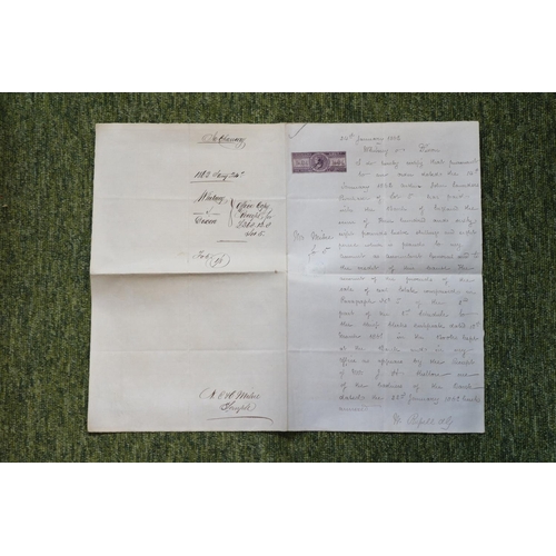 107 - Large Collection mainly early 19thC Indentures and documents