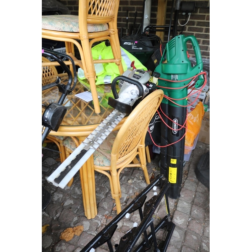 502 - Qualcast Garden Vac & A Spear and Jackson Petrol Hedge trimmer