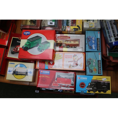 90 - Large collection of Corgi Classics and Corgi Advertising vehicles