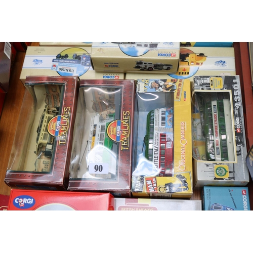 90 - Large collection of Corgi Classics and Corgi Advertising vehicles