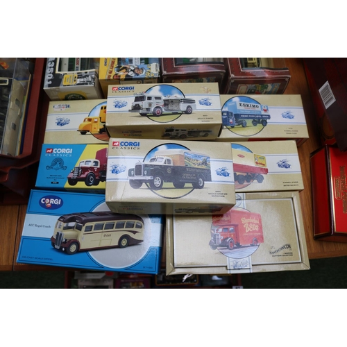 90 - Large collection of Corgi Classics and Corgi Advertising vehicles