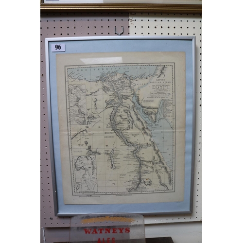96 - 3 Antique Africa Maps to include Letts Egypt etc