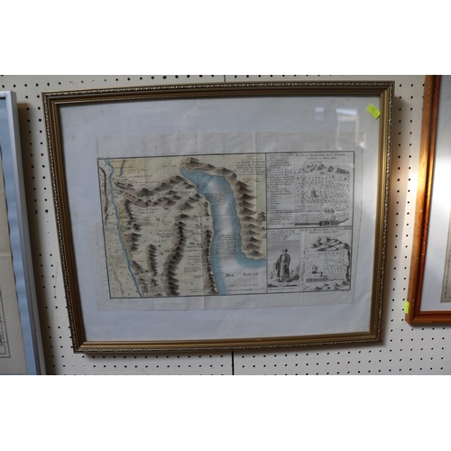 96 - 3 Antique Africa Maps to include Letts Egypt etc