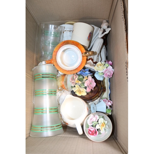 126 - 3 Boxes of assorted ceramics and glassware inc. Hornsea etc