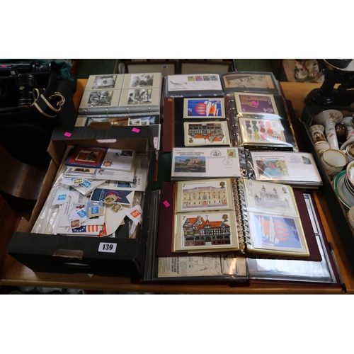 139 - Collection of assorted Loose stamps and First Day covers and a Large collection of First Day Covers ... 