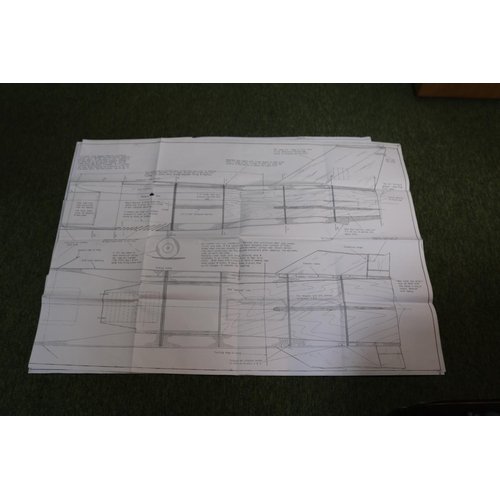 157 - Collection of assorted model plane schematics