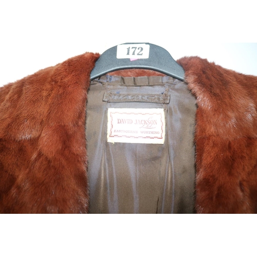 172 - David Jackson Ltd of Eastbourne Fur Coat