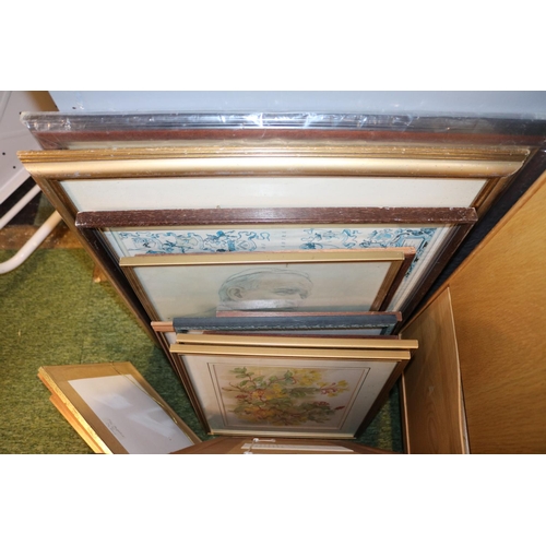 184 - Collection of assorted Framed Watercolours and prints