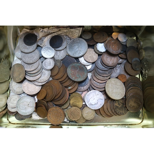 342 - Collection of assorted British and other coinage to include 1887 Crown, 1797 Cartwheel Penny etc