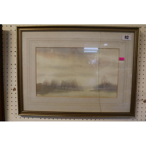 82 - 'Fishing on Derwent Water' & A Countryside Landscape signed by Geoffrey Lockey