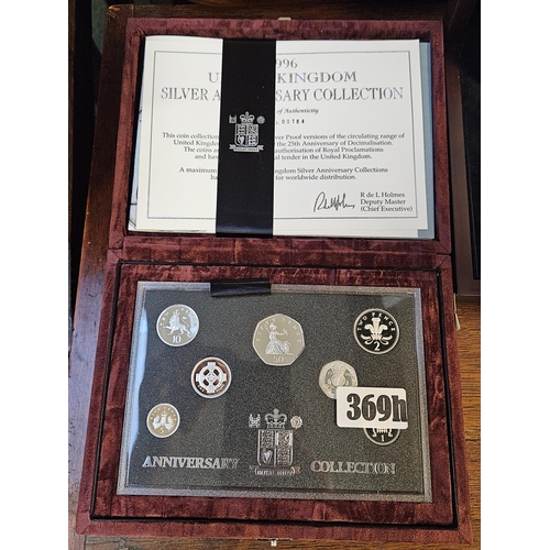 369H - 1996 United Kingdom Silver Anniversary Collection Limited edition Coin Set 184 of 15,000 with certif... 