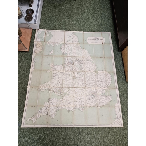 436 - Railway Clearing House Official Railway Map of England & Wales 1918, Ordnance Survey England and Wal... 