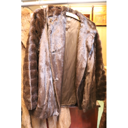 127 - 3 Vintage Ladies Fur Coats