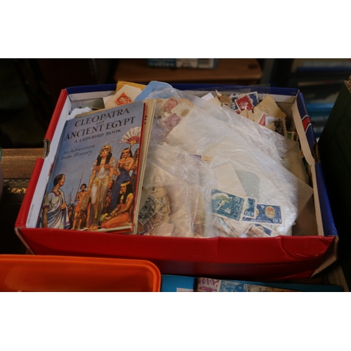 136 - Collection of assorted World Stamps and Ephemera