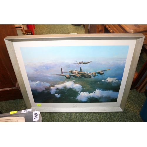 154 - Collection of assorted Framed pictures and prints inc. Leonard Cheshire signed Aviation print