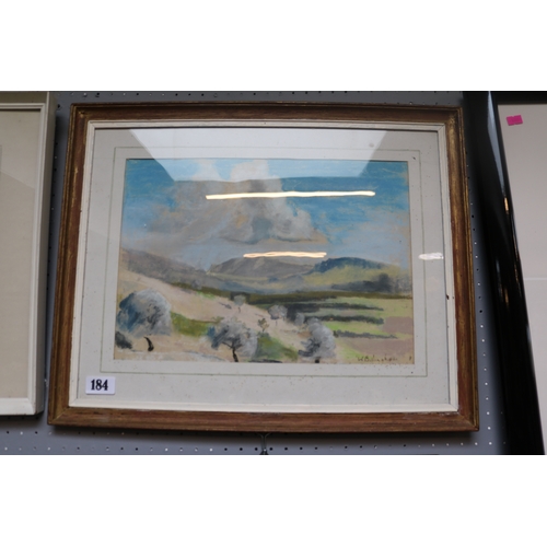 184 - W Billingham Watercolour and another framed Watercolour of a coastal scene