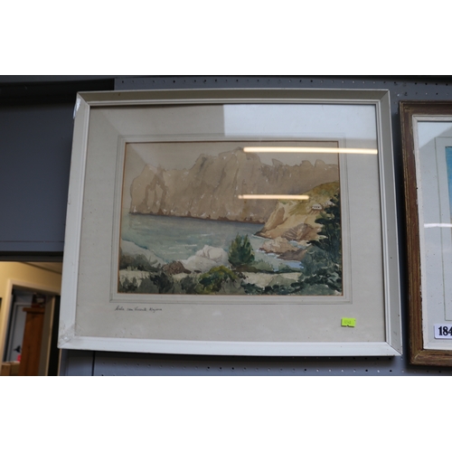 184 - W Billingham Watercolour and another framed Watercolour of a coastal scene