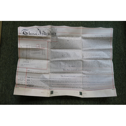 192 - Large 19thC and later collection of Indentures and Conveyance documents