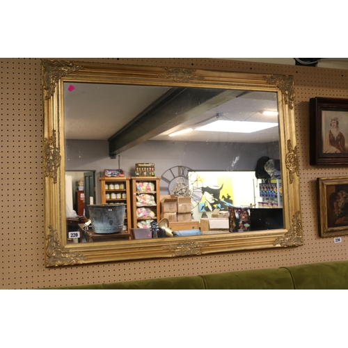 220 - Modern Gilt Framed decorative mirror