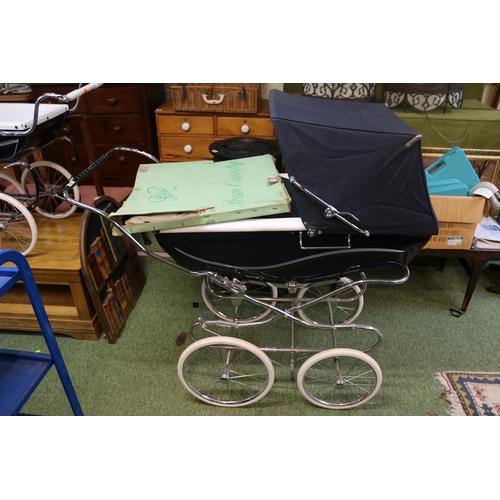 226 - Good quality Silver cross Pram