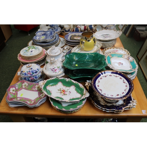 304 - Large collection of 19thC English Dessert services inc. Wedgwood. Minton, Ridgeway etc