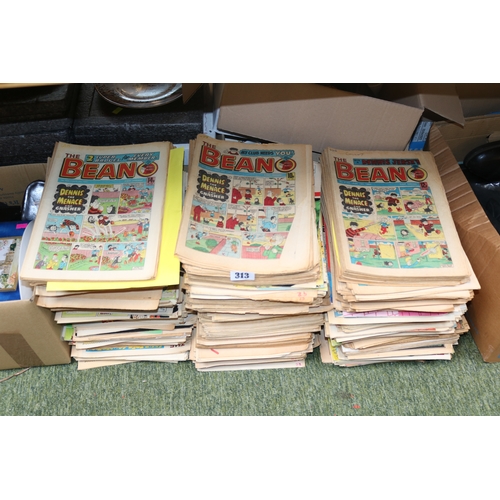 313 - Large collection of assorted Beano Comics