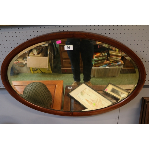 96 - Edwardian Framed bevel edge mirror