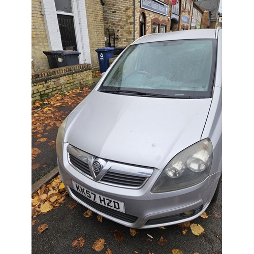 521 - Vauxhall Zafira 2008 Petrol 1800cc KK57 HZD 142K MOT January 2024