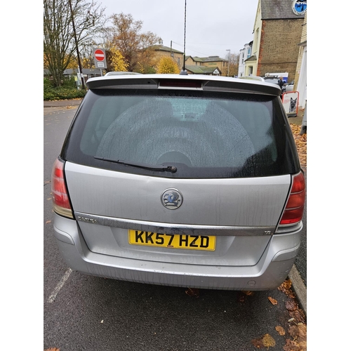 521 - Vauxhall Zafira 2008 Petrol 1800cc KK57 HZD 142K MOT January 2024