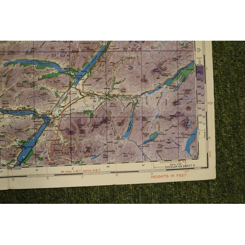 340F - WW2 RAF and Army Ordnance survey maps (approx. 17)