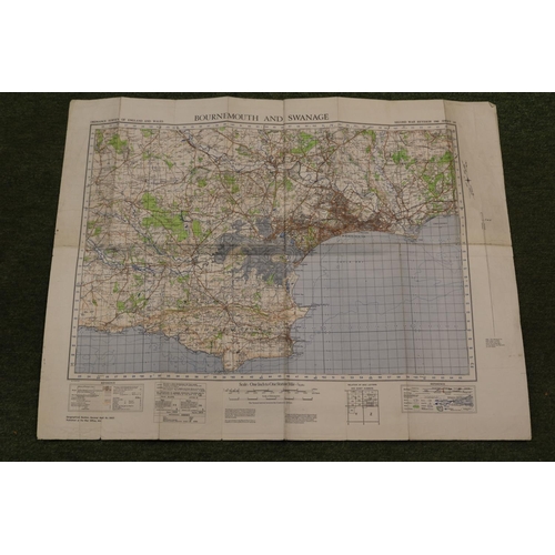 340F - WW2 RAF and Army Ordnance survey maps (approx. 17)