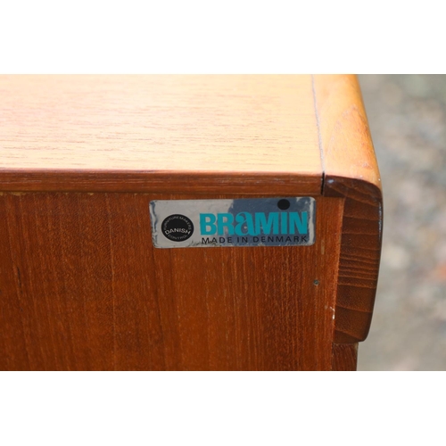 209 - Bramin Henry Klein Danish Teak  Sideboard of 2 sliding cupboards and 4 drawers with cut in cup handl... 