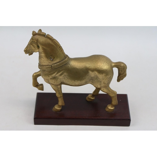 90 - St James House Company replica of San Marco Horse in copper gilded 24ct limited edition of 700 issue... 