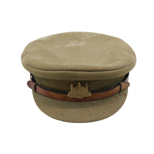 71 - Cambridgeshire Regiment Military Cap with badge Herbert Johnson of New Bond Street