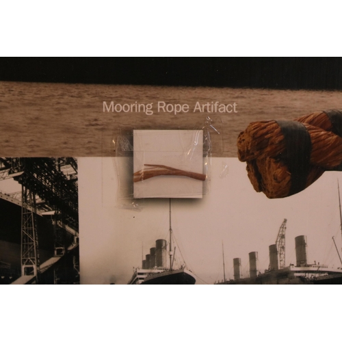 169 - RMS Titanic Mooring Rope Artifact and a Boxed continental Express HO Gauge