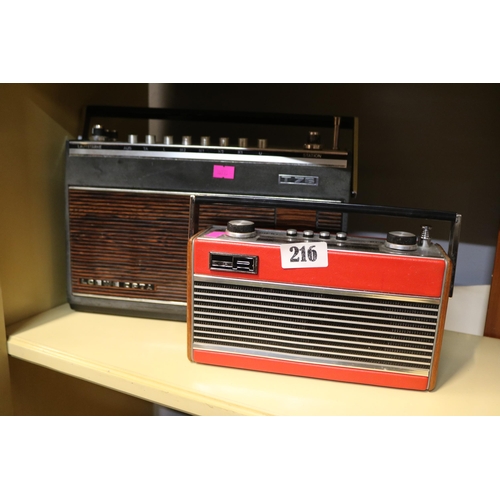 216 - Roberts Model RFM3 and a Loewe Opta T75 Radio