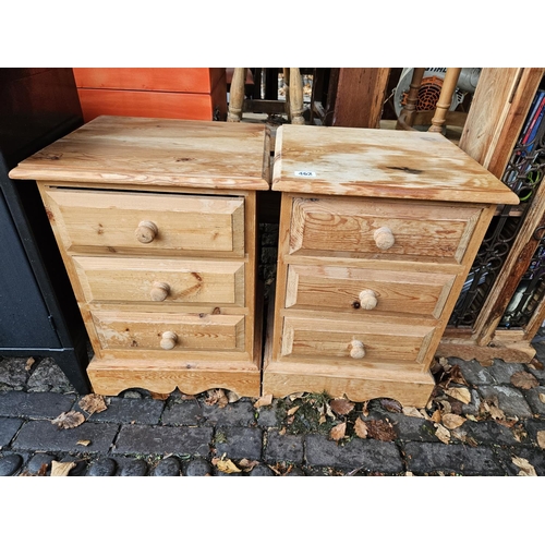 462 - Pair of Pine Bedside Chests