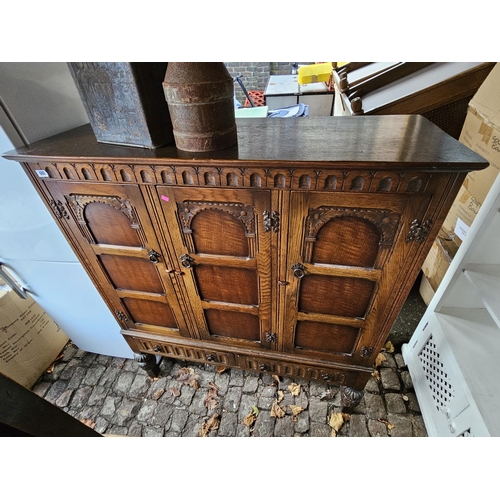 481 - Oak Old  Charm Drinks cabinet