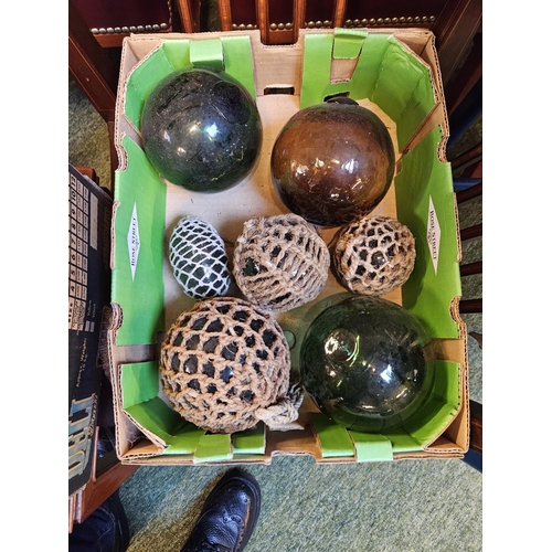 ANTIQUE GLASS FISHING FLOATS